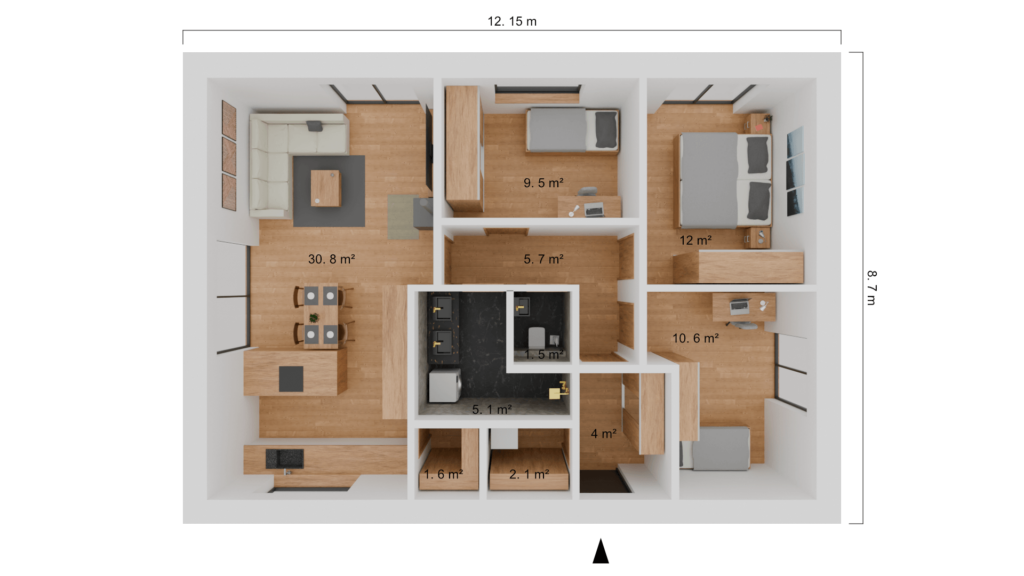 Pequeño 83 – dům 4+kk 83 m²